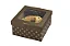 Caixa para Bolo Com Visor  16,5x16,5x12 | Marrom Fiori - (01 unidade) - Imagem 2
