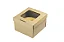 Caixa para Bolo 01 Und 21,5x21,5x12 Com Visor Kraft - Imagem 2
