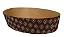 01 und Colomba Oval Forneável 500 g  Decorada Fiori - Tam 21,5x5 cm - Imagem 2