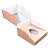05 und. Caixa Ovo de Colher - 2 em 1 - 350g/ 500g - 203x185x90 mm - Kraft - Imagem 1