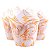 Forma Tulipa para Cupcake | Branco e Laranja - (10 unidades) - Imagem 2