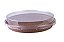 Embalagens Forneável Pie com Tampa | Marrom 22x2,5cm - (05 unidades) - Imagem 1