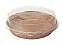 Embalagens Forneável Pie com Tampa | Marrom 9x2cm - (05 unidades) - Imagem 1