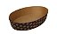 Forma Forneável Colomba Oval 500 g | Decorada Fiori 21,5x5 - (05 unidade) - Imagem 1