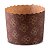 Forma Forneável P/Panetone 100Un 9X9Cm 250G | Marrom - Imagem 1