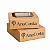 Caixa Fatia Ana costa c/ visor 120x130x40mm Kraft 1000un - Imagem 3