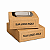 Caixa P/ Fatia de Bolo Ana costa 12x13x4cm Kraft [PERSONALIZADA] - Imagem 1