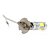 Lâmpada LED H1 ou H3 com 5 LED's Cob + Cree Frontal 7,5w Milha Neblina 3 Cores Disponíveis 12v - Imagem 8