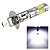 Lâmpada LED H1 ou H3 com 5 LED's Cob + Cree Frontal 7,5w Milha Neblina 3 Cores Disponíveis 12v - Imagem 10