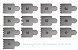 DUPLICADO - Kit de 10 Espátulas Decorativa de Bolo de 20cm em aço Inox! - Imagem 1