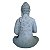 Big Buda Abhaya Mudra  Quartzen Gray - Imagem 4