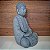 Estátua de Buda Dhyana Mudra Quartzen Gray - Imagem 3