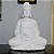 Buda White Stone 55 Cm | Dhyana Mudra - Imagem 2