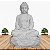 Fonte Buda Zen Lótus White Stone 90cm 110V - Imagem 1