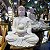 Fonte Buda Zen Marmorite White Stone 85 cm 110V - Imagem 3