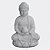 Buda Good Vibes White Stone 45 cm - Imagem 2
