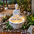 Fonte de Jardim Buda Gratidão Branca com LED – 72cm - Imagem 1