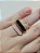Anel Esmaltado Preto e Nude - Imagem 1