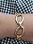 Pulseira Elos Intercalados Brilhante e Fosco - Imagem 3