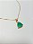 Colar Pedra Jade Retangular - Imagem 1