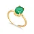 Anel Pedra Oval Jade Verde - Imagem 2