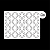 Stencil Para Bolo (MOD.56) Polígono - Imagem 1