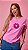 Camiseta Feminina Donuts Rosa - Imagem 2