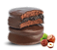 Alfajor Chocolate com Avelã 80g Recheio e Cobertura sabor Chocolate - Vegano, Sem Glúten e Lactose - Imagem 3