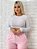 Cropped Manga Longa Feminino Com Nozinhos Nas Laterais - Imagem 4