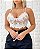 Cropped De Renda Feminino Detalhe Nas Costas - Imagem 7