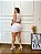Conjunto Feminino Cropped Decote V E Saia Curta Com Detalhe em Fru Fru - Imagem 5