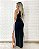Vestido Longo Feminino Canelado Com Fendas e Botão - Imagem 2