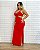 Vestido Longo Alcinha Tubinho Detalhe Lateral Com Fenda - Imagem 7