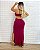 Vestido Longo Alcinha Tubinho Detalhe Lateral Com Fenda - Imagem 5