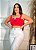 Blusa Cropped Top Manga Regata Com Ziper Na Frente Feminino - Imagem 3