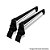 Rack de Teto Vhip Honda Fit 2003 até 2014 + 2 Cintas Catraca - Imagem 7