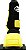 kit cloche 2 boleteiras amarelas boots horse  256987am - Imagem 1