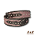 CINTO ADONIRO CASTANHO GLITER ROSA STRASS 1904 - Imagem 2