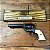 réplica de resina colt peacemaker 4" model artillery .45 - suporte - Imagem 2