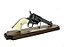 réplica de resina colt peacemaker 4" model artillery .45 - suporte - Imagem 6