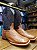 BOTA JACOMO AVESTRUZ CONHAQUE 3192 XMDQ - Imagem 1