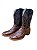 BOTA JÁCOMO JACARE CONHAQUE NAPA PRETO 3192 XMDQ - Imagem 1