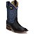 BOTA JUSTIN IMPORTADA PEARCE BLCK UPER BLUE COWHIDE CJ2532 - Imagem 1
