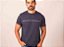 CAMISETA REGULAR MEIA MALHA PENTEADA 19275 MARINHO - Imagem 1