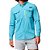 CAMISA COLUMBIA PFG BAHAMA ELITE LS VINTAGE BLUE - Imagem 1