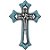CRUZ  DECORATIVA STAR CONCHO 87 1462 - Imagem 1