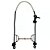 FREIO PARTRADE METAL LAB ANTQ SLINDING GAG BIT W/RAWHIDE - Imagem 1