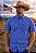 CAMISA ZONA COUNTRY XADREZ MC SLIM MASC AZUL 06 - Imagem 1