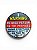 PLACA DECORATIVA WARNING - Imagem 1