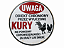 PLACA DECORATIVA YELLOWSTONE UWAGA - Imagem 1